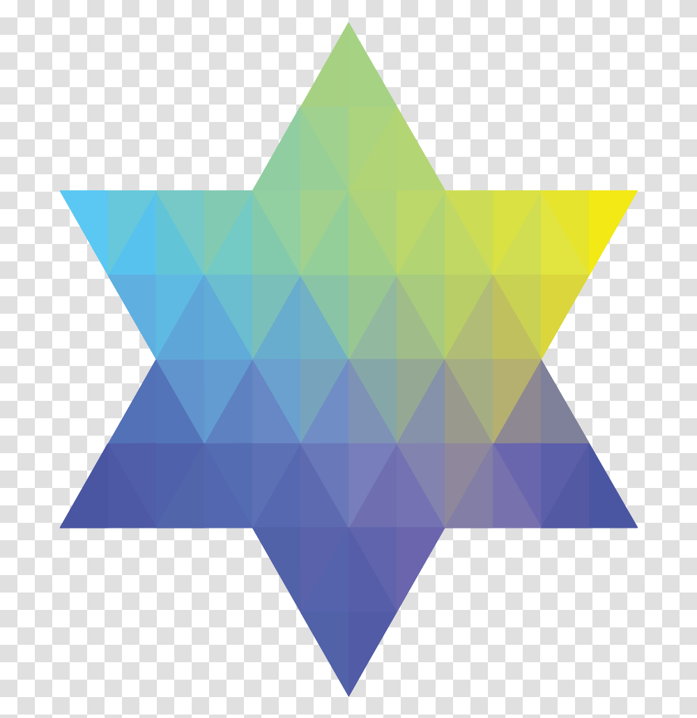 Onlinelabels Clip Art Geometric Jewish Star Of David Iii Jewish Star, Triangle, Paper, Star Symbol, Diamond Transparent Png