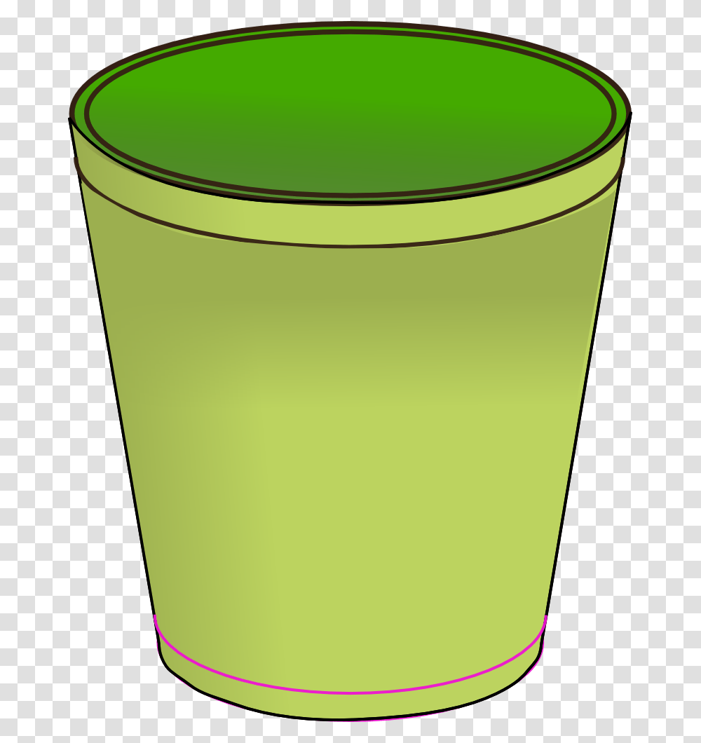 Onlinelabels Clip Art, Green, Cup, Cylinder, Basket Transparent Png