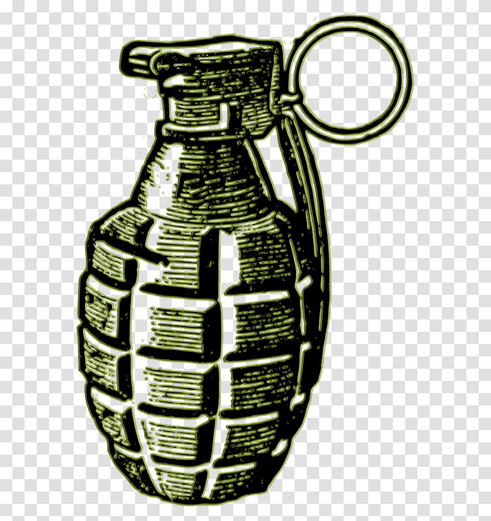 Onlinelabels Clip Art, Grenade, Bomb, Weapon, Weaponry Transparent Png