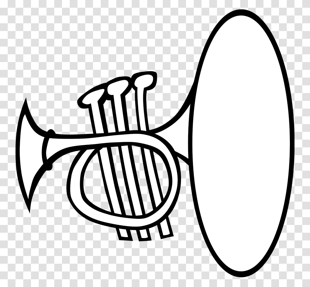 Onlinelabels Clip Art, Horn, Brass Section, Musical Instrument, Trumpet Transparent Png