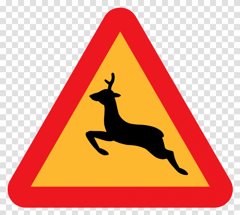 Onlinelabels Clip Art, Road Sign, Antelope, Wildlife Transparent Png
