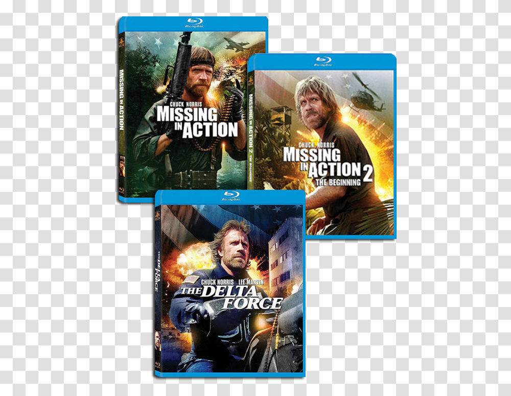 Only A Chuck Norris Blu Ray Chuck Norris The Delta Force, Person, Human, Poster, Advertisement Transparent Png