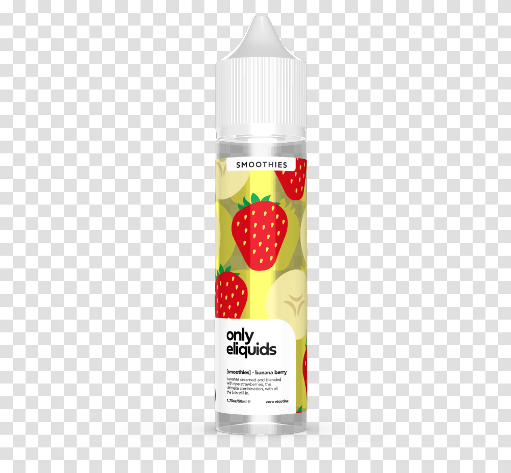 Only Eliquids Smoothie Banana Berry 0mg 50ml Doughnut, Bottle, Can, Tin, Ketchup Transparent Png