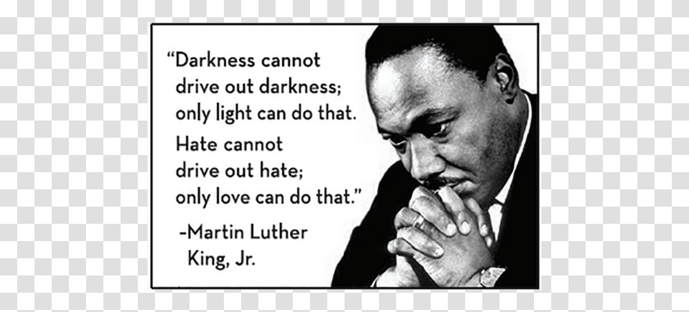 Only Love Martin Luther King Jr Magnet Martin Luther King, Person, Human, Worship, Prayer Transparent Png