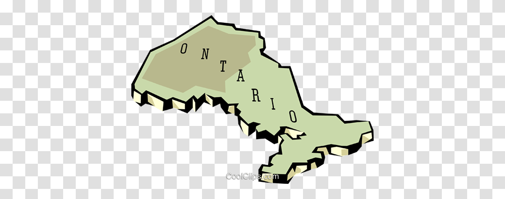 Ontario Map Royalty Free Vector Clip Art Illustration, Diagram, Plot, Atlas Transparent Png