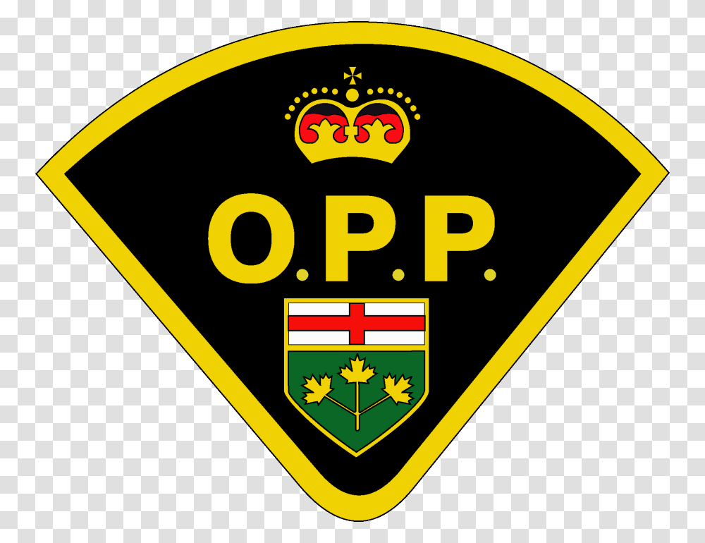 Ontario Provincial Police Crest, Logo, Trademark, Road Sign Transparent Png