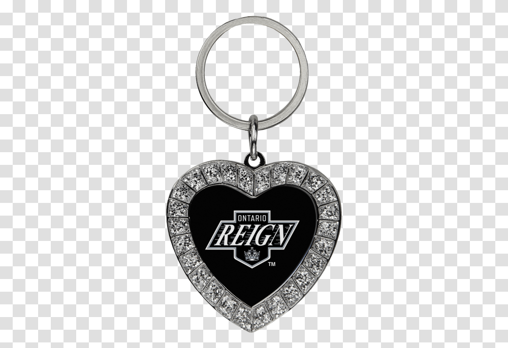 Ontario Reign Bling Heart Keychain Keychain, Pendant, Locket, Jewelry, Accessories Transparent Png