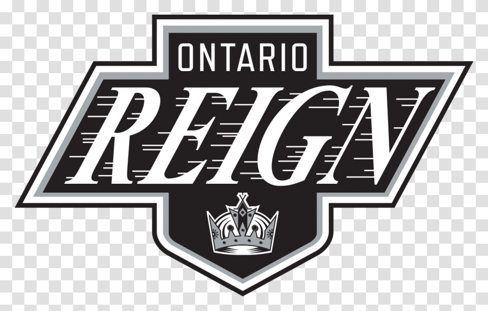 Ontario Reign Logo Ontario Reign, Alphabet, Emblem Transparent Png