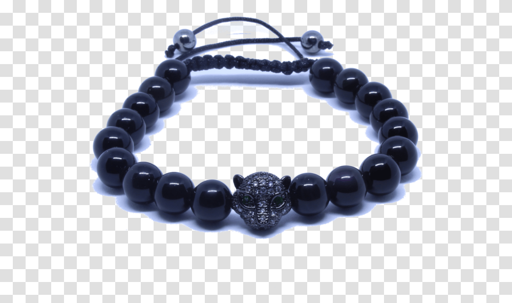 Onyx Black Panther Bracelet, Jewelry, Accessories, Accessory, Bead Transparent Png