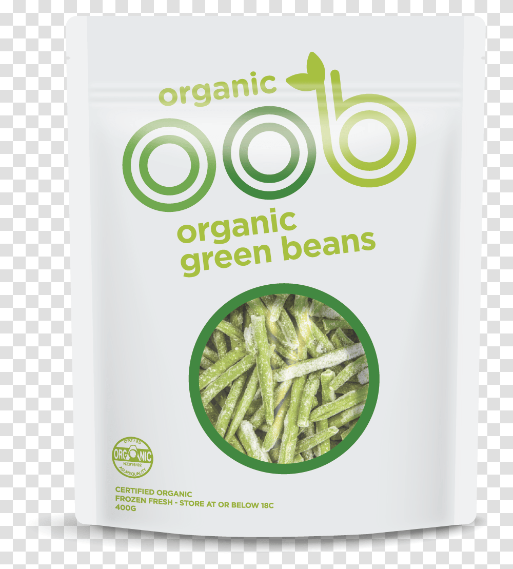 Oob Frozen Veg Green Beans Mockup Oob Organic Veg, Plant, Vegetable, Food, Produce Transparent Png