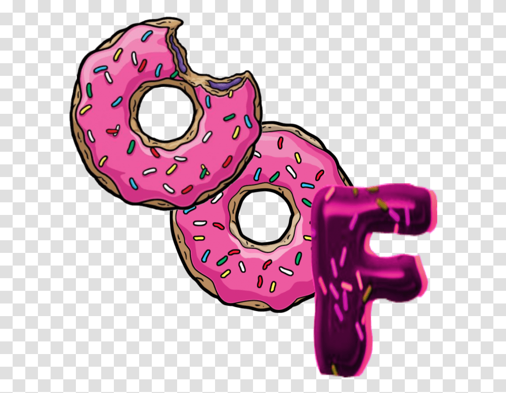 Oof Donut Sticker, Bread, Food, Text, Sweets Transparent Png