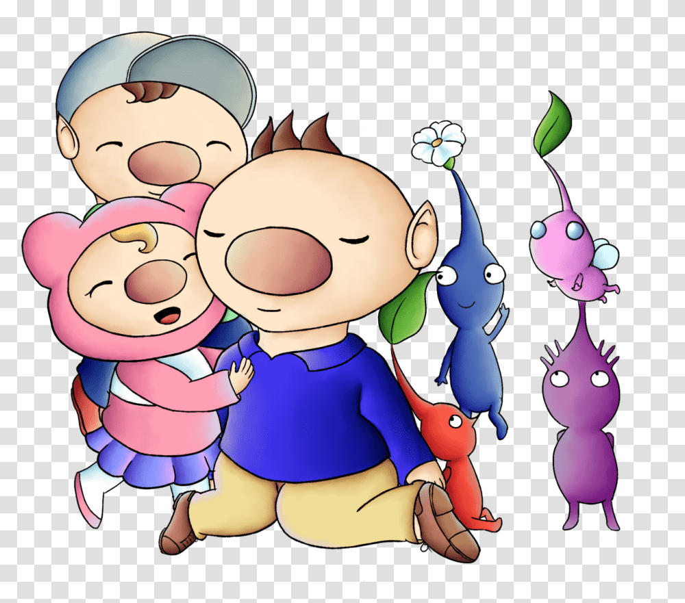 Oof I Recently Played The First Two Pikmin Games Cartoon, Drawing, Tree, Doodle Transparent Png