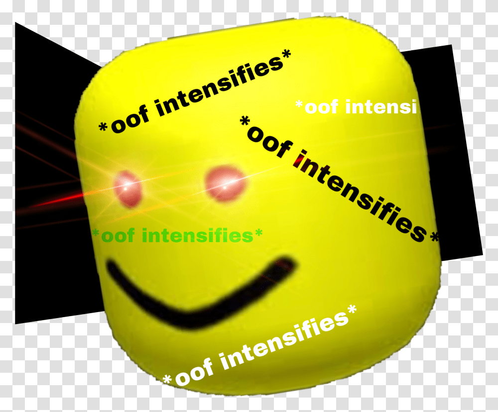 Oof Megaoof Roblox Robloxoof Oofintensifies Smiley, Ball, Sport, Sports, Tennis Ball Transparent Png
