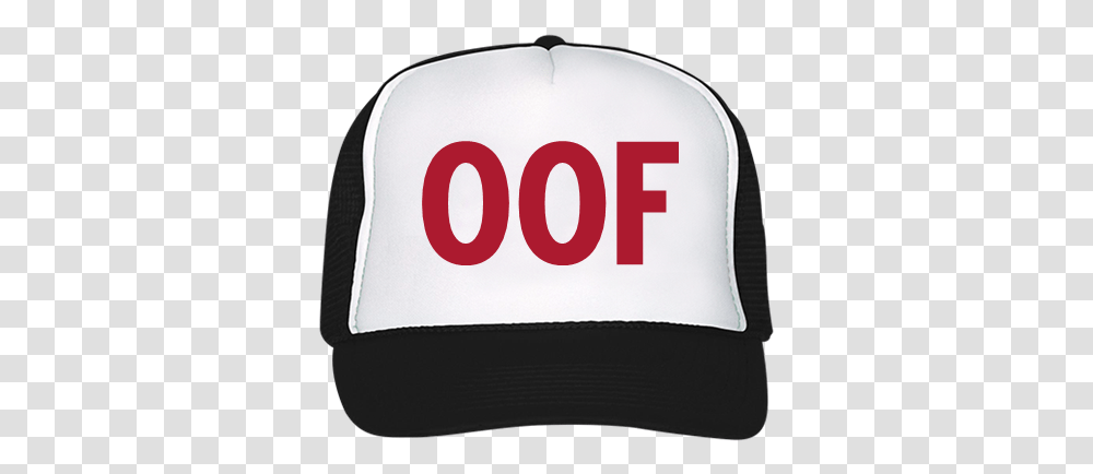 Oof Trucker Hat Baseball Cap, Number, Symbol, Text, Clothing Transparent Png