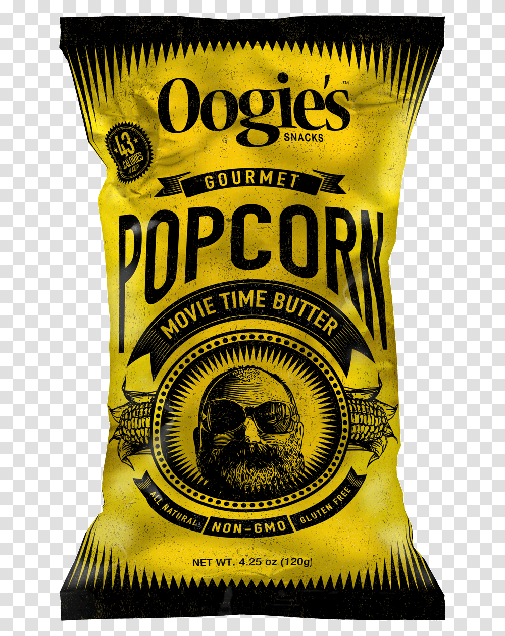 Oogie S Movie Time Butter Gourmet Popcorn Oogie's Popcorn, Beer, Alcohol, Beverage, Drink Transparent Png