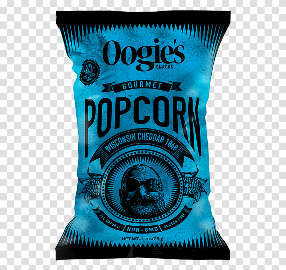 Oogie S Snacks Wisconsin Cheddar 1848 Popcorn Single, Poster, Advertisement, Beer, Alcohol Transparent Png
