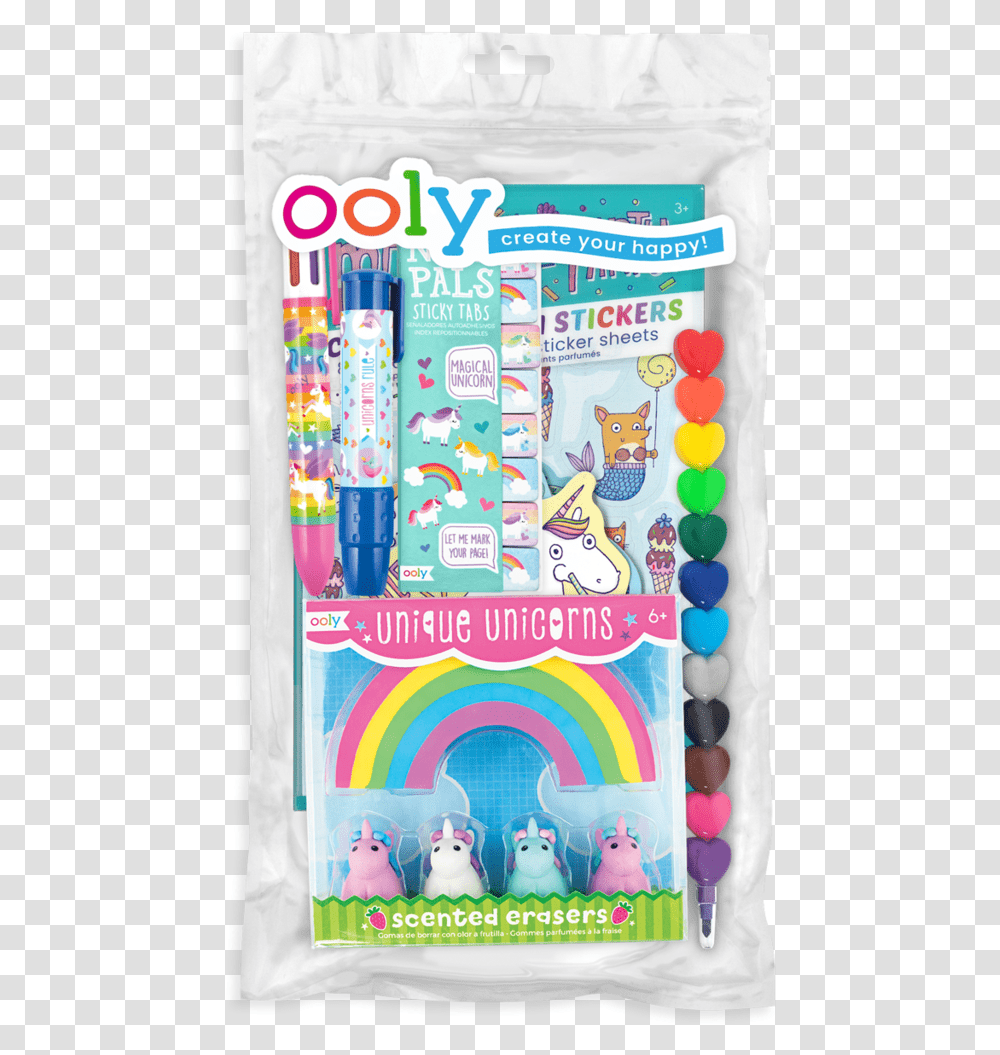 Ooly Craft Kits Eight Piece Oh My Unicorns Amp Mermaids, Marker Transparent Png