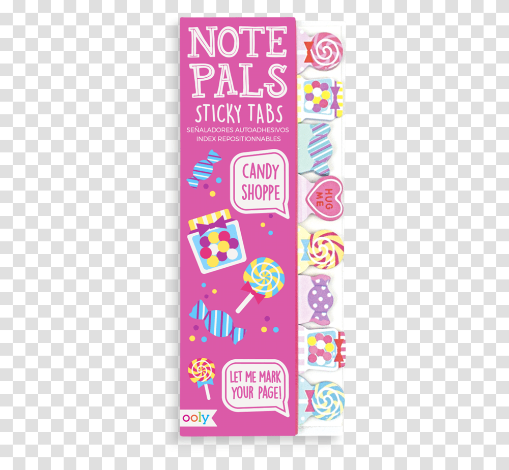 Ooly Note Pals Sticky Tabs, Food, Candy, Paper Transparent Png