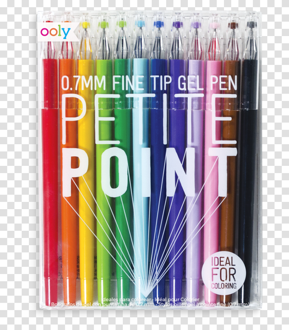 Ooly Petite Point Colored Gel Pens Cienkopisy Brokatowe, Alphabet Transparent Png