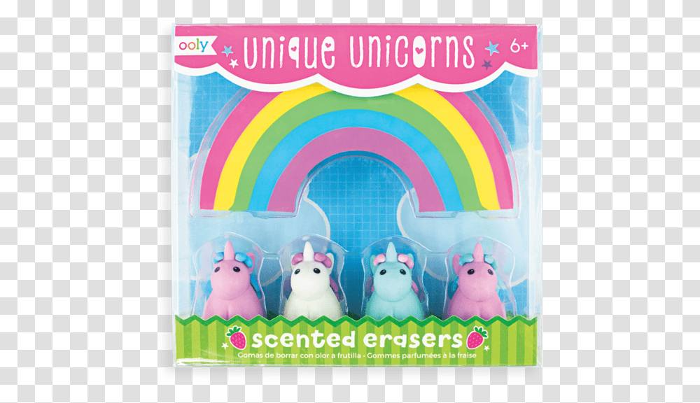 Ooly Unique Unicorns Scented Erasers, Nature, Outdoors, Snow, Winter Transparent Png