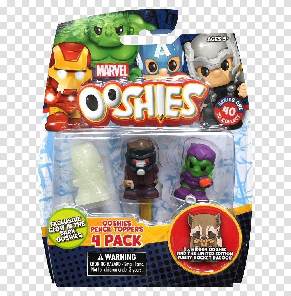 Ooshies Marvel 4 Pack, Toy, Ice Cream, Dessert, Food Transparent Png