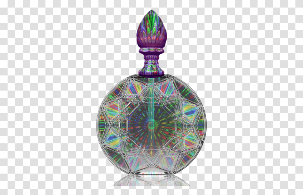 Ootf 12 Glass Bottle, Perfume, Cosmetics, Crystal, Ornament Transparent Png