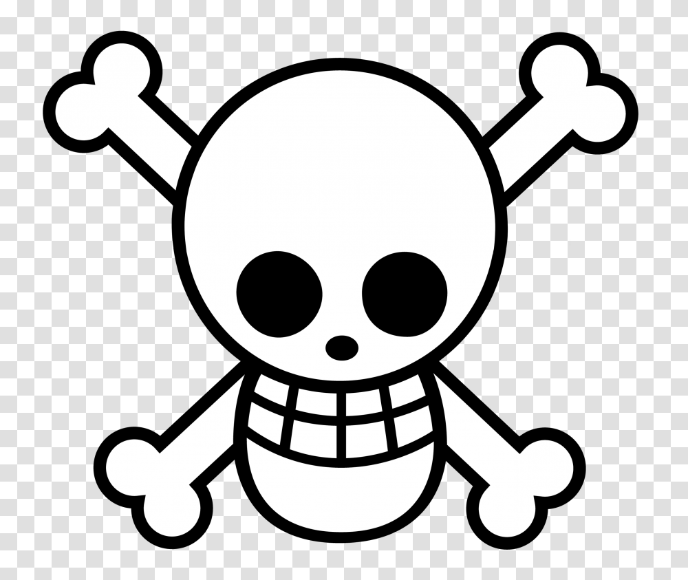 Op Jolly Roger White, Stencil, Rattle, Mascot Transparent Png