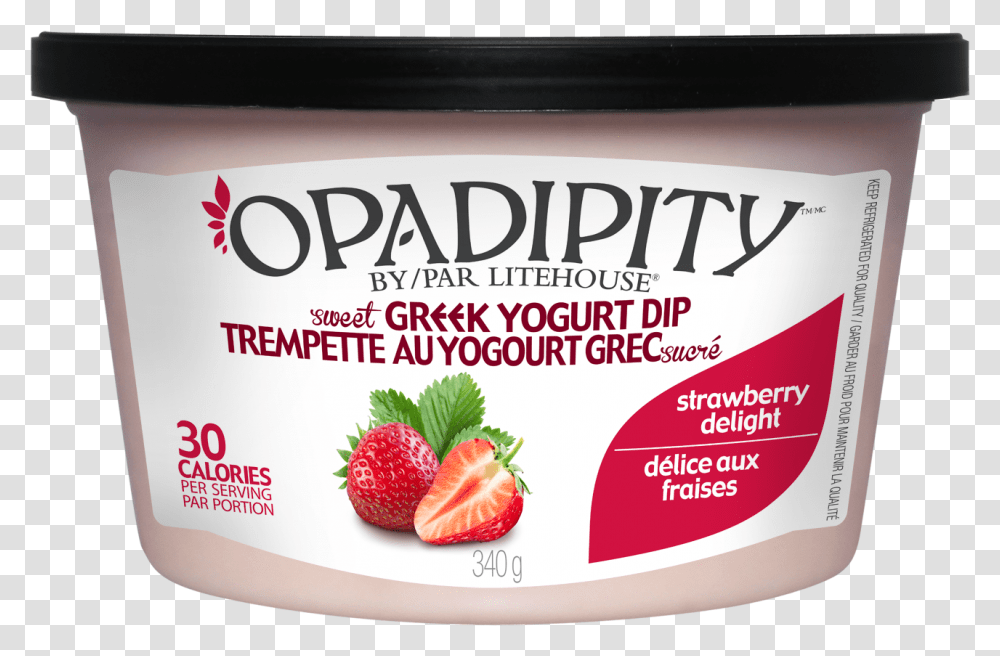 Opadipity Greek Yogurt Dip, Strawberry, Fruit, Plant, Food Transparent Png