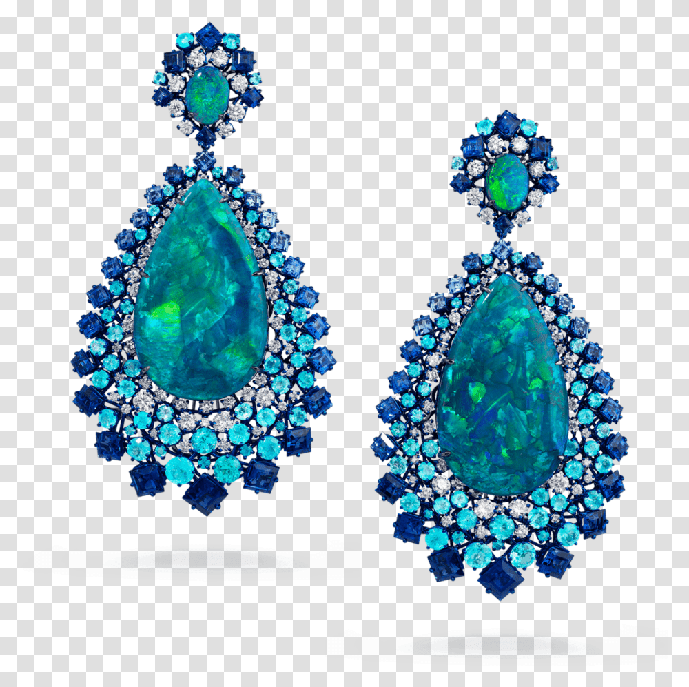 Opal Earrings With White Diamonds Opal Sapphire Earring Set, Accessories, Accessory, Jewelry, Turquoise Transparent Png