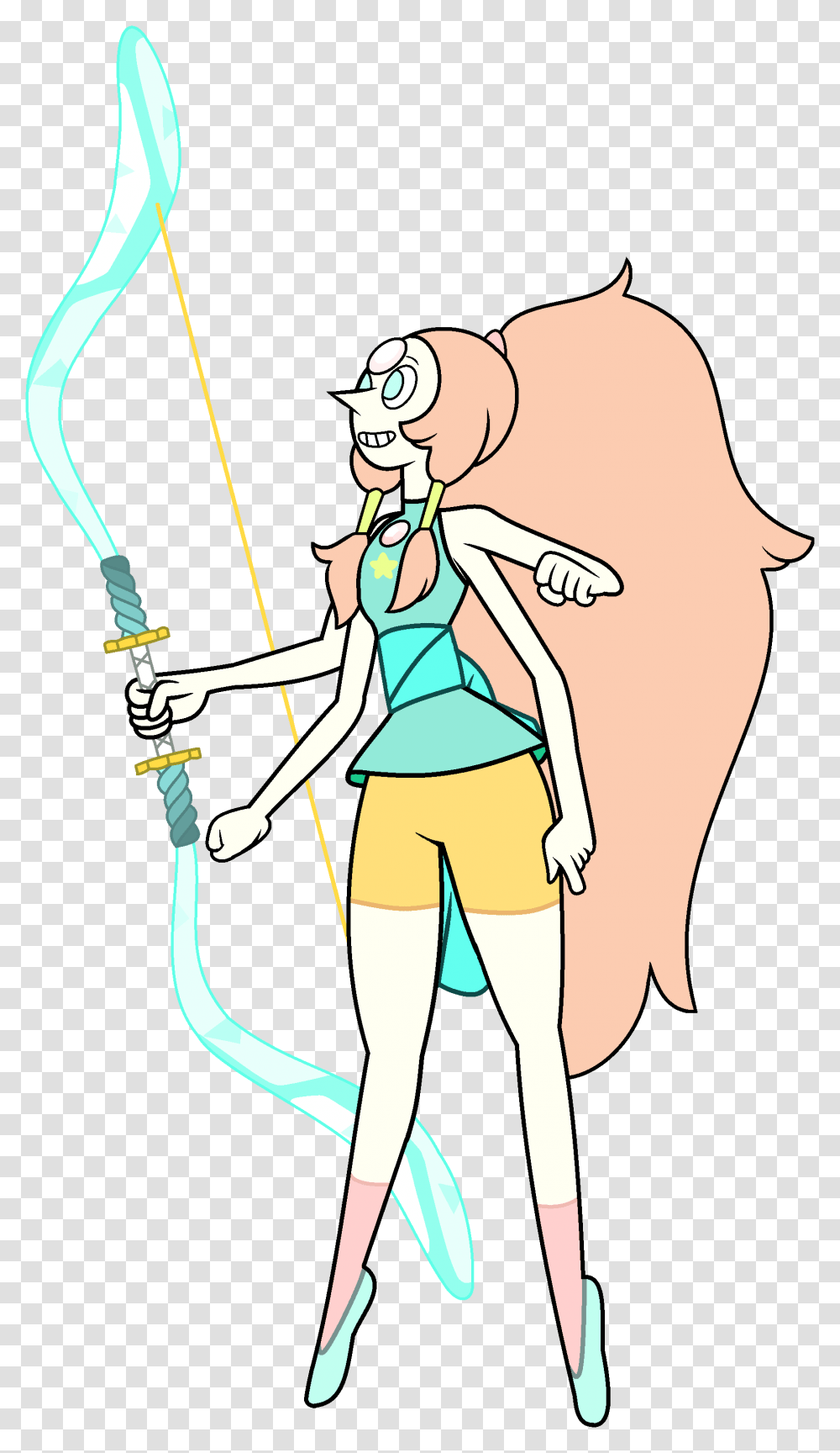 Opal Steven Universe Opal Steven Universe Pearl, Bow, Person, Human, Archery Transparent Png