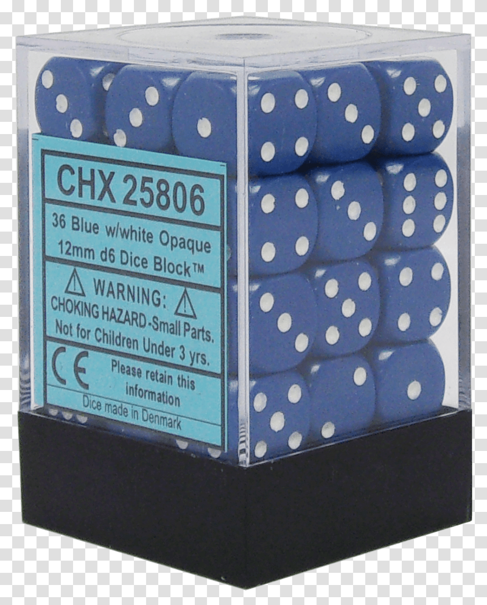 Opaque Blue With White 12mm D6 Chx, Texture, Polka Dot, Label, Box Transparent Png