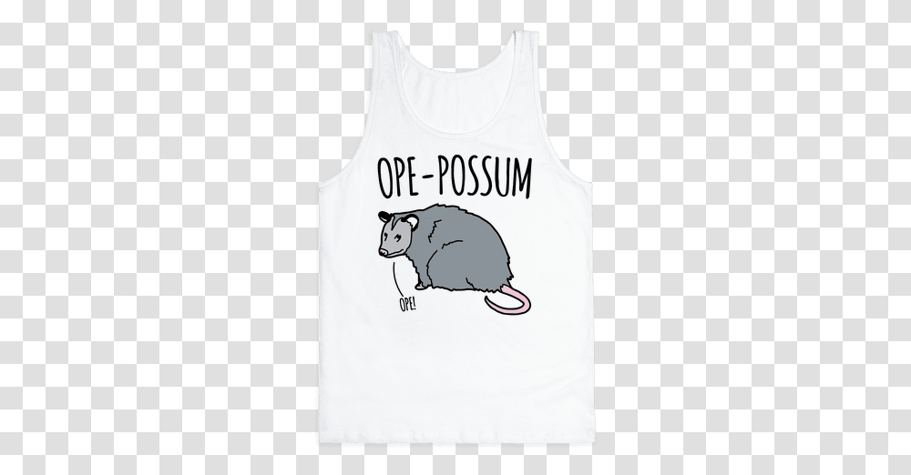 Ope Possum, Clothing, Apparel, Tank Top, Dog Transparent Png