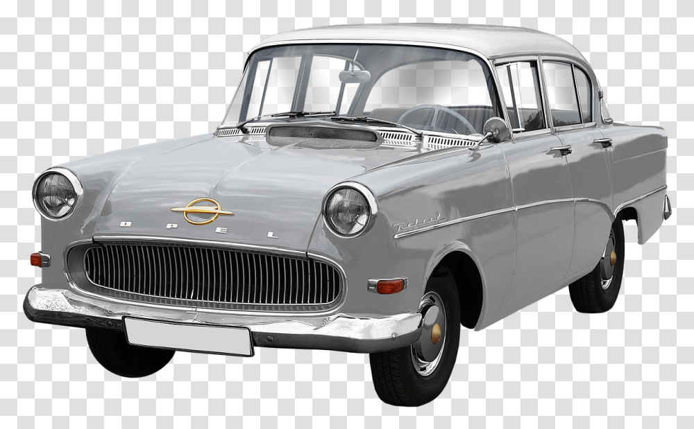 Opel Record Mouse Grey Free Photo Antique Car, Vehicle, Transportation, Windshield, Sedan Transparent Png