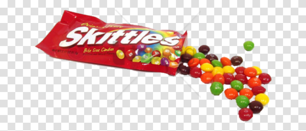 Open Bag Of Skittles Image Skittles, Food, Candy Transparent Png