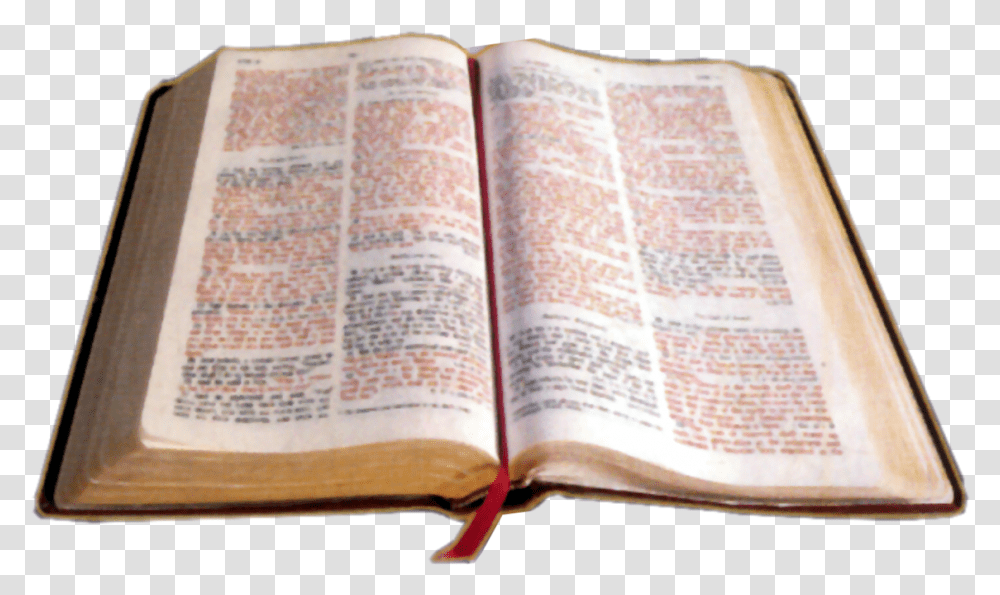 Open Bible, Book, Page, Jar Transparent Png