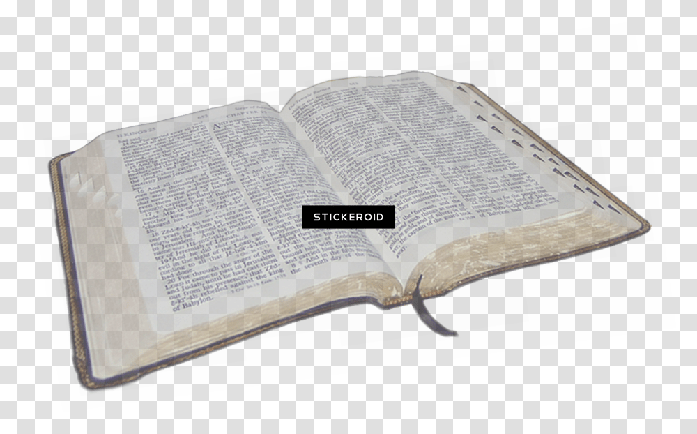 Open Bible, Book, Page, Novel Transparent Png