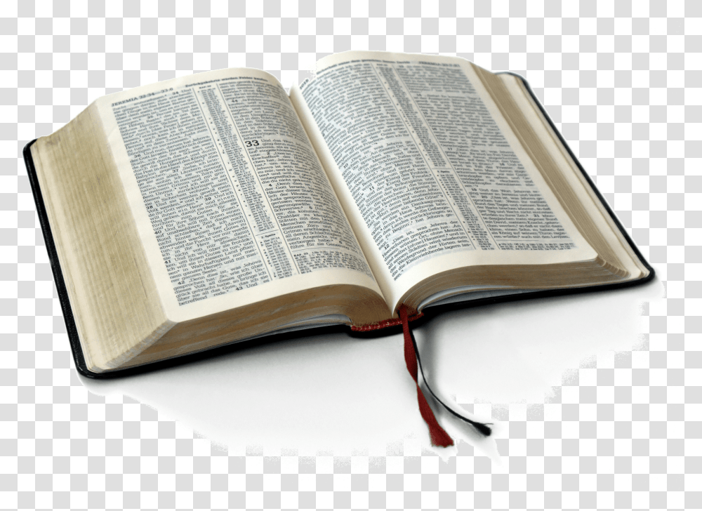 Open Bible White Background, Book, Novel, Page Transparent Png