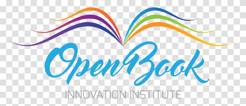 Open Book Innovation Institute Logo Graphic Design, Alphabet, Label, Heart Transparent Png