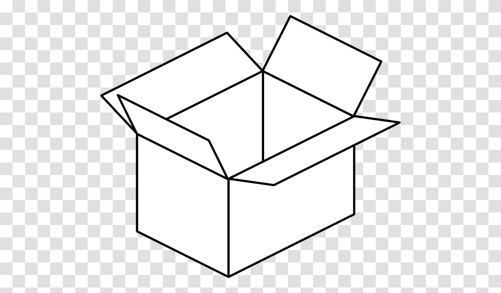 Open Box Clipart Box Black And White, Carton, Cardboard, Rug Transparent Png