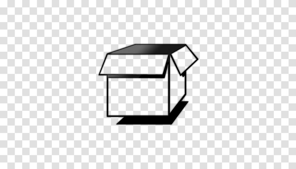 Open Box Container Legacy Icon Tags, Kiosk, Stencil, Mailbox, Letterbox Transparent Png
