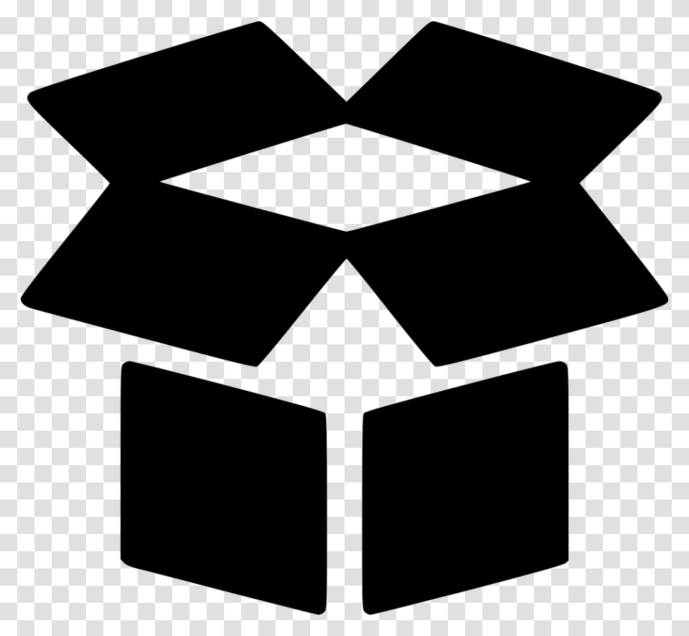 Open Box Open Box Icon Gray, Logo, Trademark, Cross Transparent Png
