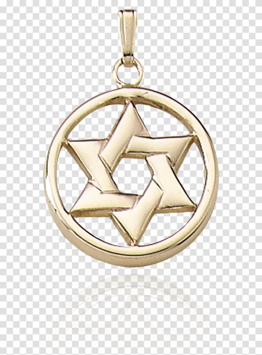 Open Circle Interlocking Star Of David Pendant Locket, Star Symbol, Logo, Trademark Transparent Png