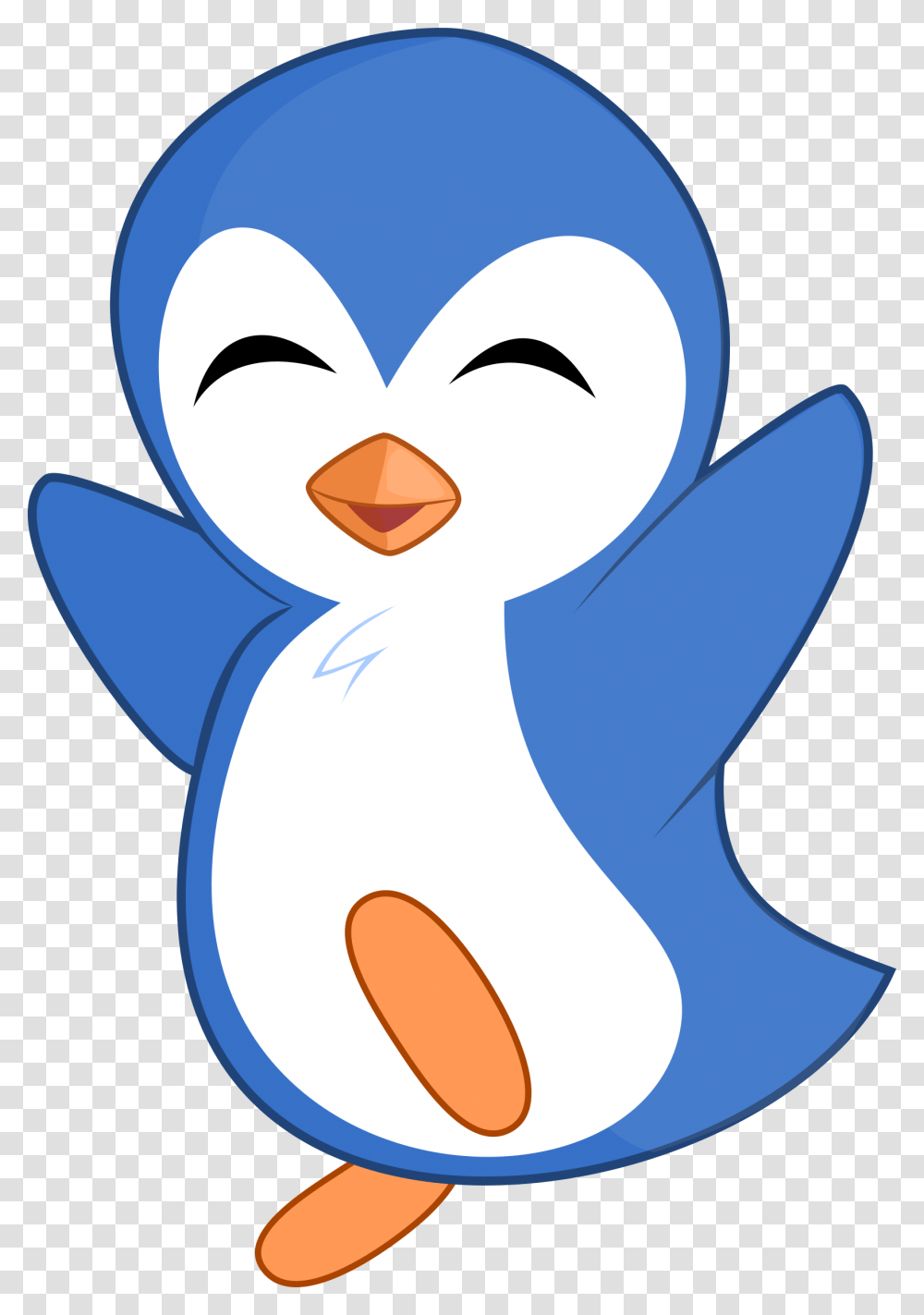 Open Clip Art Little Blue Penguin Cartoon, Animal, Bird, Shark, Sea Life Transparent Png