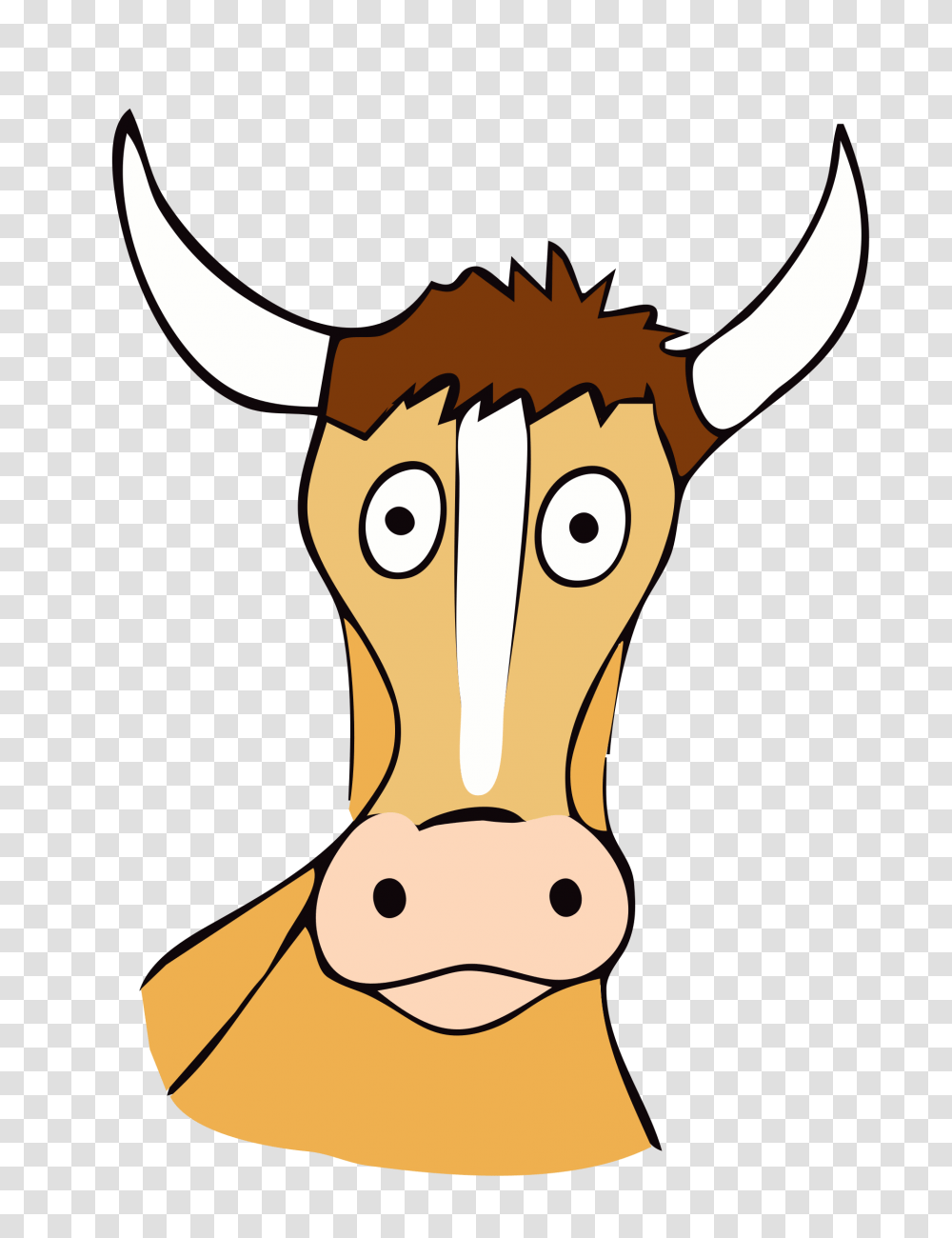 Open Clipart Cow, Cattle, Mammal, Animal, Cowbell Transparent Png