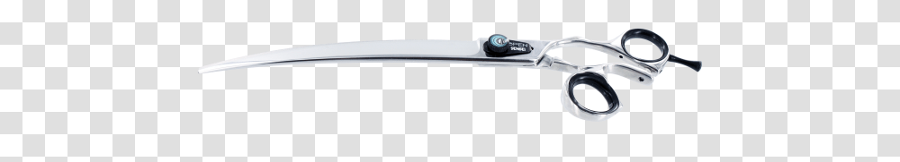 Open Curved Blade Shearstitle Open Curved Blade Shears Sword, Weapon, Weaponry, Scissors, Gun Transparent Png