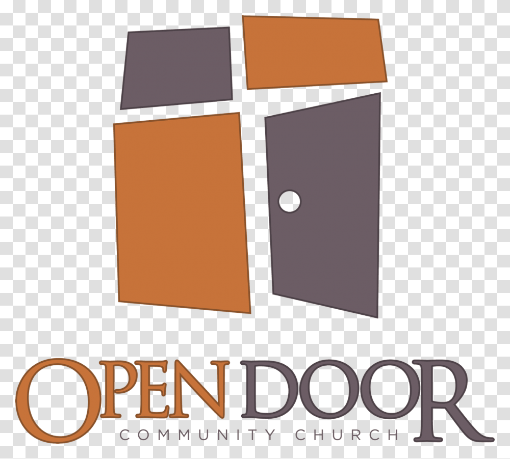 Open Door Community Church, Word, Advertisement, Poster Transparent Png