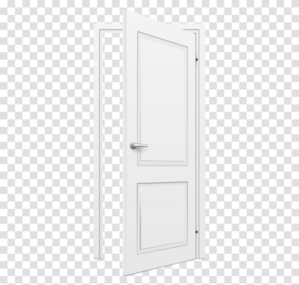 Open Door White Open Door, French Door Transparent Png