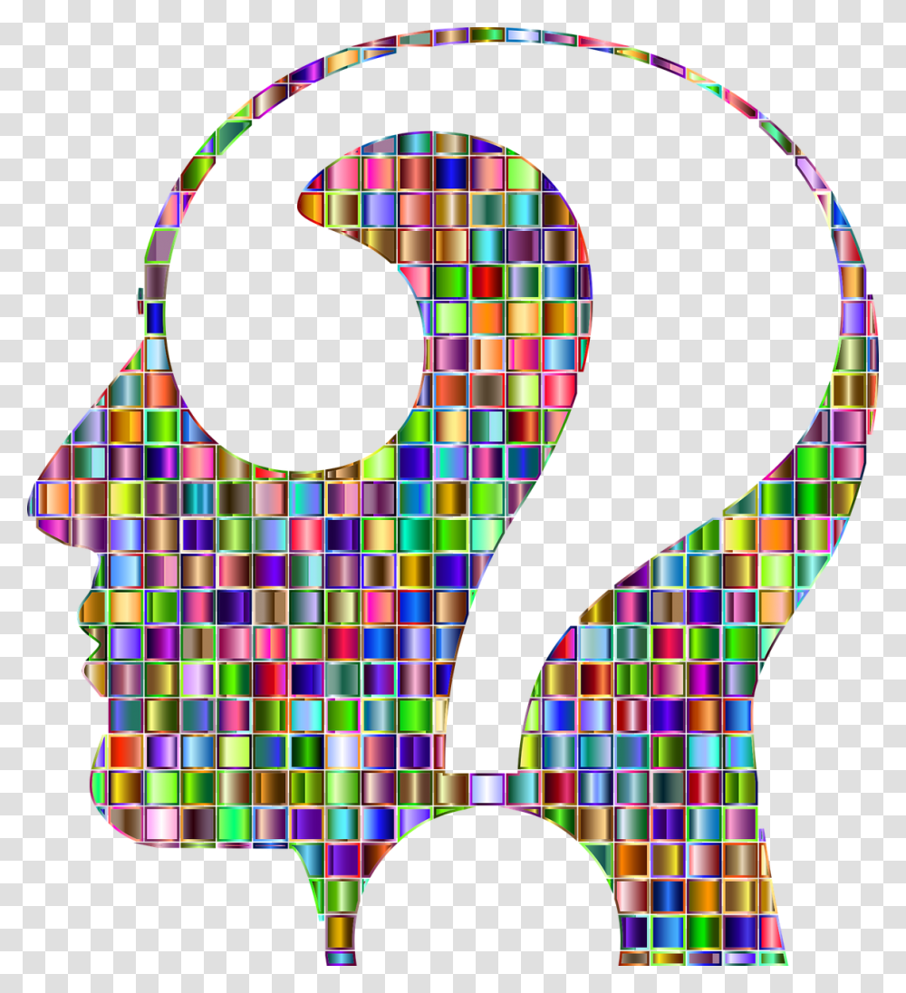 Open Ended Question Computer Icons Human Head Face Colorful Question Mark, Person, Balloon Transparent Png