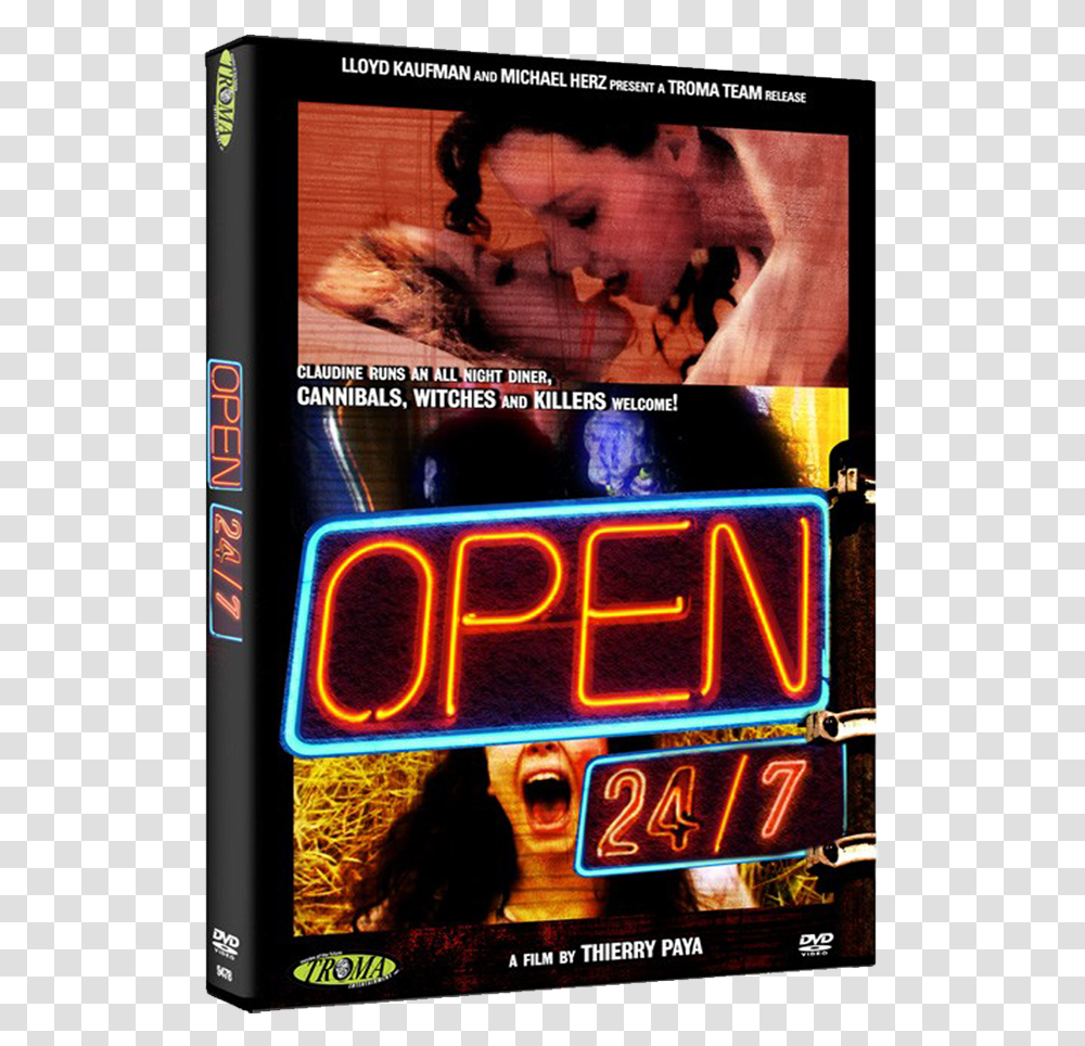 Open English Picture Video, Light, Neon, Advertisement, Person Transparent Png