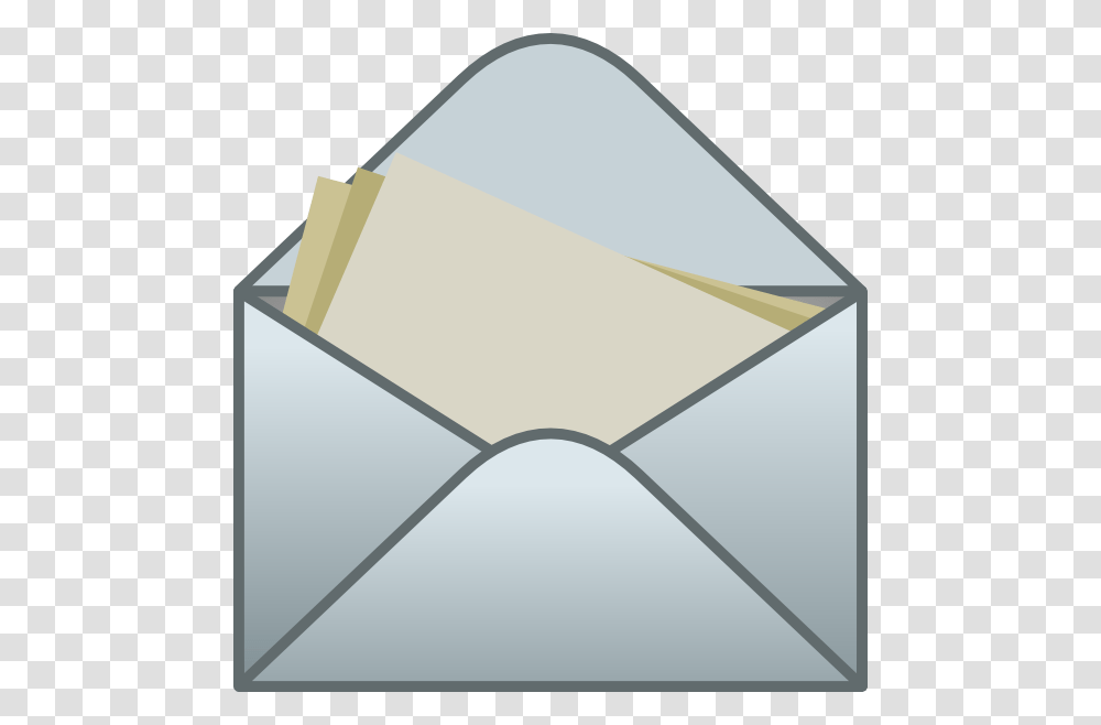 Open Envelope Cartoon, Bow, Mail, Airmail Transparent Png